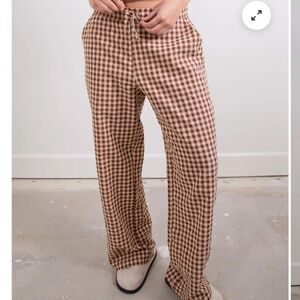 SØNDERHAUS THE PERFECT PANT- BROWN GINGHAM